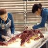 BONES: L-R: Emily Deschanel and Tamara Taylor in the "The Secret in the Service" episode of BONES airing Thursday, May 26 (8:00-9:00 PM ET/PT) on FOX.  ©2016 Fox Broadcasting Co.  Cr:  Patrick McElhenney/FOX