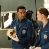 BONES: L-R: Guest star Pej Vahdat and Tamara Taylor in the "The Movie in the Making" episode of BONES airing Thursday, June 2 (8:00-9:00 PM ET/PT) on FOX.  ©2016 Fox Broadcasting Co.  Cr:  Patrick McElhenney/FOX