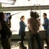 BONES: L-R: Emily Deschanel and guest star Pej Vahdat in the "The Movie in the Making" episode of BONES airing Thursday, June 2 (8:00-9:00 PM ET/PT) on FOX.  ©2016 Fox Broadcasting Co.  Cr:  Patrick McElhenney/FOX