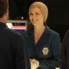 BONES:  While still on the run and accused of murder, Brennan (Emily Deschanel) covertly returns to the Jeffersonian lab to help prove her innocence in the Season Eight premiere episode of BONES airing Monday, Sept. 17 (8:00-9:00 PM ET/PT) on FOX.  &#xa9;2012 Fox Broadcasting Co.  Cr:  Patrick McElhenney/FOX