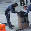BONES:  Cam (Tamara Taylor, L) and Hodgins (TJ Thyne, R) investigate remains at a crime scene in "The Partners in the Divorce" episode of BONES airing Monday, Sept. 24 (8:00-9:00 PM ET/PT) on FOX.  ©2012 Fox Broadcasting Co.  Cr:  Adam Taylor/FOX