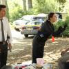 BONES:  Brennan (Emily Deschanel, second from L) extracts evidence from a man (guest star Ryan Caltagirone, second from R) who inadvertently swallowed the remains of a victim in the &quot;The Tiger in the Tale&quot; episode of BONES airing Monday, Oct. 8 (8:00-9:00 PM ET/PT) on FOX.  Also pictured:  David Boreanaz (L) and Audrey Dundee Hannah (R).  &#xa9;2012 Fox Broadcasting Co.  Cr:  Patrick McElhenney/FOX