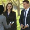 BONES:   Brennan (Emily Deschanel, L) and Booth (David Boreanaz, R) question the wife of a man who has been missing since the 9/11 terrorist attacks in the &quot;The Patriot in Purgatory&quot; episode of BONES airing Monday, Nov. 12 (8:00-9:00 PM ET/PT) on FOX.  &#xa9;2012 Fox Broadcasting Co.  Cr:  Patrick McElhenney/FOX