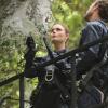 BONES:  Brennan (Emily Deschanel, L) and Hodgins (TJ Thyne, R) investigate remains found in a tree wrapped in a cocoon in the &quot;The Archeologist in the Cocoon&quot; episode of BONES, the second of a special two-hour episode,  airing Monday, Jan. 14 (9:00-10:00 PM ET/PT) on FOX.  &#xa9;2012 Fox Broadcasting Co.  Cr:  Patrick McElhenney/FOX