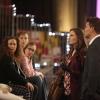 BONES:  Brennan (Emily Deschanel, second from R) and Booth (David Boreanaz, R) investigate the death of a roller derby skater in the &quot;The Doll in the Derby&quot; episode airing Monday, Feb. 4 (8:00-9:00 PM ET/PT) on FOX.  &#xa9;2013 Fox Broadcasting Co.  Cr:  Patrick McElhenney/FOX