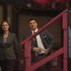 BONES:  Brennan (Emily Deschanel, L) and Booth (David Boreanaz, R) investigate the death of a roller derby skater in the &quot;The Doll in the Derby&quot; episode airing Monday, Feb. 4 (8:00-9:00 PM ET/PT) on FOX.  &#xa9;2013 Fox Broadcasting Co.  Cr:  Patrick McElhenney/FOX