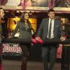 BONES:  Brennan (Emily Deschanel, second from L) and Booth (David Boreanaz, second from R) investigate the death of a roller derby skater in the &quot;The Doll in the Derby&quot; episode airing Monday, Feb. 4 (8:00-9:00 PM ET/PT) on FOX.  Also pictured:  Guest star Brad Carter (L) and guest star Sydelle Noel (R).  &#xa9;2013 Fox Broadcasting Co.  Cr:  Patrick McElhenney/FOX