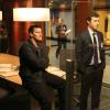 BONES:  Booth (David Boreanaz, L) and Sweets (John Francis Daley, R) review possible suspects in their case in the "The Doom in the Gloom" episode of BONES airing Monday, March 18 (8:00-9:00 PM ET/PT) on FOX.  ©2013 Fox Broadcasting Co.  Cr:  Adam Taylor/FOX