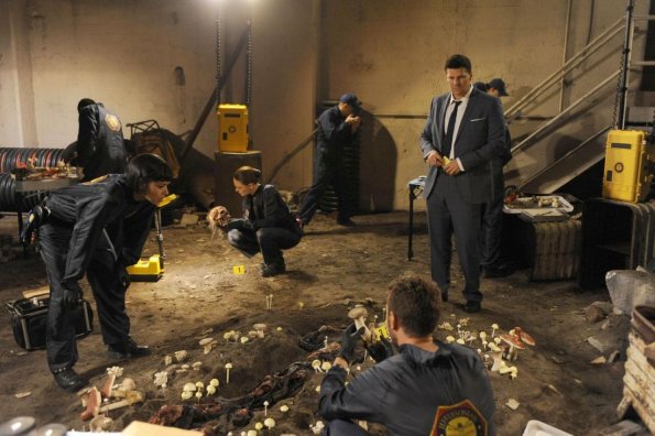 BONES: L-R: Cam (Tamara Taylor), Brennan (Emily Deschanel) and Booth (David Boreanaz) examine a crime scene in a dangerous neighborhood of Washington, D.C. in the "The Maiden in the Mushrooms" episode of BONES airing Monday, April 1 (8:00-9:00 PM ET/PT) on FOX. ©2013 Fox Broadcasting Co. Cr: Ray Mickshaw/FOX BONES: L-R: Cam (Tamara Taylor), Brennan (Emily Deschanel) and Booth (David Boreanaz) examine a crime scene in a dangerous neighborhood of Washington, D.C. in the "The Maiden in the Mushrooms" episode of BONES airing Monday, April 1 (8:00-9:00 PM ET/PT) on FOX. ©2013 Fox Broadcasting Co. Cr: Ray Mickshaw/FOX