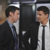 BONES:  Sweets (John Francis Daley, L) helps Booth (David Boreanaz, R) track down the killer of a successful stock broker in the &quot;The Party in the Pants&quot; episode of BONES airing Monday, April 15 (8:00-9:00 PM ET/PT) on FOX. &#xa9;2013 Fox Broadcasting Co.  Cr:  Richard Foreman/FOX