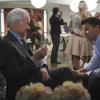 BONES:  Booth (David Boreanaz, R) gets to know his mother's new husband (guest star Robert Pine, L) in the &quot;The Party in the Pants&quot; episode of BONES airing Monday, April 15 (8:00-9:00 PM ET/PT) on FOX.  &#xa9;2013 Fox Broadcasting Co.  Cr:  Richard Foreman/FOX