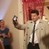 BONES:  When Booth (David Boreanaz) investigates a male stripper during his performance at a bachelorette party, the women at the party also mistake Booth for a stripper in the &quot;The Party in the Pants&quot; episode of BONES airing Monday, April 15 (8:00-9:00 PM ET/PT) on FOX. &#xa9;2013 Fox Broadcasting Co.  Cr:  Patrick McElhenney/FOX