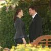 BONES: Brennan (Emily Deschanel, L) and Booth (David Boreanaz, R) discuss the future of their relationship in the &quot;The Secret in the Siege&quot; season finale episode of BONES airing Monday, April 29 (8:00-9:00 PM ET/PT) on FOX. &#xa9;2013 Fox Broadcasting Co. Cr: Patrick McElhenney/FOX