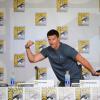 FOX FANFARE AT SAN DIEGO COMIC-CON © 2013: BONES cast member David Boreanaz makes his entrance during the BONES panel on Thursday, July 18 at the FOX FANFARE AT SAN DIEGO COMIC-CON © 2013.  CR: Frank Micelotta/FOX  © 2013 FOX BROADCASTING