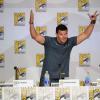 FOX FANFARE AT SAN DIEGO COMIC-CON © 2013: BONES cast member David Boreanaz makes his entrance during the BONES panel on Thursday, July 18 at the FOX FANFARE AT SAN DIEGO COMIC-CON © 2013.  CR: Frank Micelotta/FOX  © 2013 FOX BROADCASTING