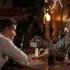 BONES: Booth (David Boreanaz, L) meets with Aldo Clemens (guest star Mather Zickel, R), a friend and ex-priest from his military days, in the &quot;The Secrets in the Proposal&quot; season premiere episode of BONES airing Monday, Sept. 16 (8:00-9:00 PM ET/PT) on FOX. &#xa9;2013 Fox Broadcasting Co.  Cr: Patrick McElhenney/FOX