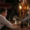 BONES: Booth (David Boreanaz, L) meets with Aldo Clemens (guest star Mather Zickel, R), a friend and ex-priest from his military days, in the &quot;The Secrets in the Proposal&quot; season premiere episode of BONES airing Monday, Sept. 16 (8:00-9:00 PM ET/PT) on FOX. &#xa9;2013 Fox Broadcasting Co.  Cr: Patrick McElhenney/FOX
