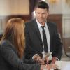 BONES: Booth (David Boreanaz, L) questions a suspect in the &quot;The Secrets in the Proposal&quot; season premiere episode of BONES airing Monday, Sept. 16 (8:00-9:00 PM ET/PT) on FOX. &#xa9;2013 Fox Broadcasting Co. Cr: Ray Mickshaw/FOX