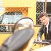 BONES: During his investigation into the murder of an accountant for the state department, Booth (David Boreanaz) chases a suspect who was caught clearing away evidence at the victim's condo in the &quot;The Secrets in the Proposal&quot; season premiere episode of BONES airing Monday, Sept. 16 (8:00-9:00 PM ET/PT) on FOX. &#xa9;2013 Fox Broadcasting Co.  Cr: Patrick McElhenney/FOX