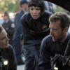 BONES:  L-R:  Brennan (Emily Deschanel), Cam (Tamara Taylor) and Hodgins (TJ Thyne) work on extracting evidence from a burnt car in the "El Carnicero en el Coche" episode of BONES airing Monday, Sept. 23 (8:00-9:00 PM ET/PT) on FOX.  ©2013 Fox Broadcasting Co.  Cr:  Ray Mickshaw/FOX