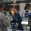 BONES:  Brennan (Emily Deschanel, C), Angela (Michaela Conlin, R) and Jeffersonian intern Wendell Bray (guest star Michael Grant Terry, L) investigate burnt remains in the "El Carnicero en el Coche" episode of BONES airing Monday, Sept. 23 (8:00-9:00 PM ET/PT) on FOX.  ©2013 Fox Broadcasting Co.  Cr:  Ray Mickshaw/FOX