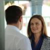 BONES: After learning about the bucket list of the murder victim in their current case, Brennan (Emily Deschanel, R) and Booth (David Boreanaz, L) discuss what is on their personal bucket lists in the &quot;The Lady on the List&quot; episode of BONES airing Monday, Oct. 14  (8:00-9:00 PM ET/PT) on FOX.  &#xa9;2013 Fox Broadcasting Co.  Cr:  Ray Mickshaw/FOX