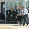 BONES:  Brennan (Emily Deschanel, L) and Booth (David Boreanaz, R) head to the home of a murder suspect in the "The Lady on the List" episode of BONES airing Monday, Oct. 14  (8:00-9:00 PM ET/PT) on FOX.  ©2013 Fox Broadcasting Co.  Cr:  Ray Mickshaw/FOX