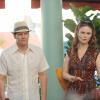 BONES:  Brennan (Emily Deschanel, R) and Booth (David Boreanaz, L) take on a case while honeymooning in Buenos Aires in the "The Nazi on the Honeymoon" time period premiere episode of BONES airing Friday, Nov. 8 (8:00-9:00 PM ET/PT) on FOX.  ©2013 Fox Broadcasting Co.  Cr:  Ray Mickshaw/FOX