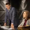BONES:  Brennan (Emily Deschanel, R) and Booth (David Boreanaz, L) interview a professional soccer player who is accused of murdering his wife in the &quot;The Fury in the Jury&quot; time period premiere episode of BONES airing Friday, Nov. 15 (8:00-900 PM ET/PT) on FOX.  &#xa9;2013 Fox Broadcasting Company.  Cr:  Jennifer Clasen/FOX