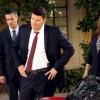 BONES:  Brennan (Emily Deschanel, R), Booth (David Boreanaz, C) and Danny Beck (guest star Freddie Prinze, Jr., L) search for a terrorist in the &quot;The Source in the Sludge&quot; Time Period Premiere episode of BONES airing Monday, March 10 (8:00-9:00 PM ET/PT) on FOX.  &#xa9;2014 Fox Broadcasting Co.  Cr:  Patrick McElhenney/FOX
