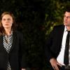 BONES:  Brennan (Emily Deschanel, L) and Booth (David Boreanaz, R) investigate a murder in the &quot;The Repo Man in the Septic Tank&quot; episode of BONES airing Monday, March 17 (8:00-9:00 PM ET/PT) on FOX. &#xa9;2014 Fox Broadcasting Co.  Cr:  Jennifer Clasen/FOX
