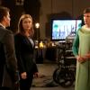 BONES:  Brennan (Emily Deschanel, second from L) and Booth (David Boreanaz, L) question children's TV show character Broccoli (guest star Jonathan Chase, second from R), and his wife (guest star Ann Roberts, R) in the &quot;The Carrot in the Kudzu&quot; episode of BONES airing Monday, March 24 (8:00-9:00 PM ET/PT) on FOX. &#xa9;2014 Fox Broadcasting Co.  Cr:  Patrick McElhenney/FOX