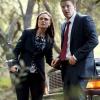 BONES: Brennan (Emily Deschanel, L) and Booth (David Boreanaz, R) investigate the death of the daughter of a wealthy family in the &quot;The Nail in the Coffin&quot; episode of BONES airing Monday, April 21 (8:00-9:00 PM ET/PT) on FOX. &#xa9;2014 Fox Broadcasting Co. Cr: Patrick McElhenney/FOX