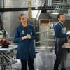BONES:  Brennan (Emily Deschanel, L) and Hodgins (TJ Thyne, R) examine remains that have been burned into a recliner in the &quot;The Recluse in the Recliner&quot; Season Finale episode of BONES airing Monday, May 19 (8:00-9:00 PM ET/PT) on FOX.  &#xa9;2014 Fox Broadcasting Co.  Cr:  Ray Mickshaw/FOX