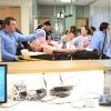 BONES:   Booth (David Boreanaz, C) is rushed to the hospital after receiving multiple gunshot wounds in the "The Recluse in the Recliner" Season Finale episode of BONES airing Monday, May 19 (8:00-9:00 PM ET/PT) on FOX.  ©2014 Fox Broadcasting Co.  Cr:  Adam Taylor/FOX