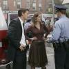 BONES:  When a prominent Arab’s car explodes, people fear this was a terrorist attack.  FBI Special Agent Booth (David Boreanaz, L) brings in Dr. Brennan (Emily Deschanel, C) to prove forensically who the man in the car was and to recreate his face in the BONES episode "The Man In The SUV" airing Tuesday, Sept. 27 (8:00-9:00 PM ET/PT) on FOX.  ™©2005 Fox Broadcasting Co.  Cr:  Sam Urdank/FOX.
