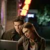 BONES:  Booth (David Boreanaz, L) and Brennan (Emily Deschanel, R) go to Washington State to investigate what appears to be a case of murder and cannibalism in the BONES episode "A man in the Bear" airing Tuesday, Nov. 1 (8:00-9:00 PM ET/PT) on FOX.  ™©2005 Fox Broadcasting Co.  Cr:  Isabella Vosmikova/FOX.