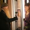 BONES:  When a virus is accidentally released in the lab and the whole team is quarantined there for Christmas Angela (Michaela Conlin, R) gets a visit from her father (guest star Billy Gibbons, L) in the BONES episode "The Man In The Fallout Shelter" airing Tuesday, Dec. 13 (8:00-9:00 PM ET/PT) on FOX.  ™©2005 Fox Broadcasting Co.  Cr: Carin Baer/FOX.