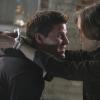BONES:  Booth (David Boreanaz, L) saves Brennan (Emily Deschanel, R) in the BONES episode "Two Bodies in the Lab" airing in the new time period Wednesday, March 15 (8:00 - 9:00 PM ET/PT) on FOX. ©2006 Fox Broadcasting Co. Cr: Isabella Vosmikova/FOX 