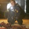 BONES:  Brennan (Emily Deschanel, R) searches the mole tunnels beneath D.C. in order to solve the murder of a young woman in the BONES episode "The Woman in the Tunnel" airing Wednesday, March 22 (8:00-9:00 PM ET/PT) on FOX.  