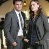 BONES:  Booth (David Boreanaz, L) and Brennan (Emily Deschanel, R) travel to a West Virginia morturary to investigate bones being sold on the back market in the BONES episode "The Graft in the Girl" airing Wednesday, April 26 (8:00-9:00 PM ET/PT) on FOX.  ©2006 Fox Broadcasting Co.  Cr:  Carin Baer/FOX
