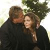 BONES:  Father Max Coulter (guest star Ryan O'Neal, L) has a special connection with Brennan (emily Deschanel, R) in the BONES episode "Judas on a Pole" airing Wednesday, Dec. 13 (8:00-9:00 PM ET/PT) on FOX.  ©2006 Fox Broadcasting Co.  Cr:  Isabella Vosmikova/FOX