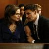 BONES:  Brennan (Emily Deschanel, R) and Booth (David Boreanaz, R) await the verdict in a case where a wealthy man is found killed in his home in the BONES episode "Man in the Mansion" airing Wednesday, Feb. 7 (8:00-9:00 PM ET/PT) on FOX.  ©2006 Fox Broadcasting Co.  Cr:  Isabella Vosmikova/FOX