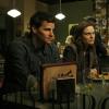 BONES:  Booth (David Boreanaz, L) and Brennan (Emily Deschanel, R) meet with Dr. Wyatt to help strengthen their partnership in the BONES episode "Priest in the Churchyard" airing Wednesday, March 28 (8:00-9:00 PM ET/PT) on FOX.  