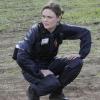 BONES:  Brennan (Emily Deschanel) and Booth investigate remains that have been found in an open field in the BONES episode "Spaceman in a Crater" airing Wednesday, May 2 (8:00-9:00 PM ET/PT) on FOX.  