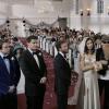 BONES:  Hodgins (TJ Thyne, third from L) and Angela (MIchaela Conlin,C) with their wedding party as they are about to exchange wedding vows  in the BONES season finale episode "Stargazer in a Puddle" airing Wednesday, May 16 (8:00-9:00 PM ET/PT) on FOX.  Also pictured L-R:  Eric Millegan, David Boreanaz, guest star Billy Gibbons, Emily Deschanel and Tamara Taylor.  ©2007 Fox Broadcasting Co.  Cr:  Michael Becker/FOX