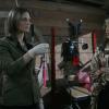 BONES:  Brennan (Emily Deschanel, L) investigates a woman (Christina Cox, R) who is linked to a fetish retreat in the BONES episode "Death in the Saddle" airing Tuesday, Oct. 9 (8:00-9:00 PM ET/PT) on FOX.  
