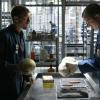 BONES:  Hodgins (TJ Thyne, L) and Zack (Eric Millegan, R) run tests on a body missing feet and eyes that they believe is linked to a fetish retreat in the BONES episode "Death in the Saddle" airing Tuesday, Oct. 9 (8:00-9:00 PM ET/PT) on FOX.  