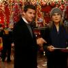 BONES:  Booth (David Boreanaz, L) and Brennan (Emily Deschanel, R) to to victim and Santa impersonator Kristopher Kringle's apartment to look for clues but find a winter wonderland in the BONES episode &quot;The Santa in the Slush&quot; airing Tuesday, Nov. 27 (8:00-9:00 PM ET/PT) on FOX.  &copy;2007 Fox Broadcasting Co.  Cr:  Isabella Vosmikova/FOX