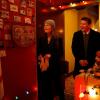 BONES:  When the body of a man dressed as Santa Claus is found murdered, Booth (David Boreanaz, R) and Brennan (Emily Deschanel, L) discover he was a well respected Santa impersonator whose real name was Kristopher Kringle in the BONES episode &quot;The Santa in the Slush&quot; airing Tuesday, Nov. 27 (8:00-9:00 PM ET/PT) on FOX.  &copy;2007 Fox Broadcasting Co.  Cr:  Isabella Vosmikova/FOX